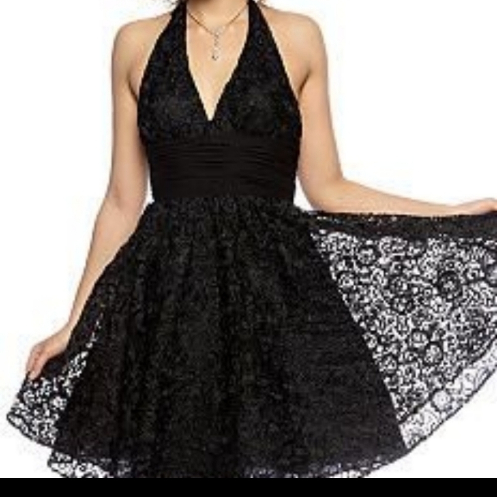 Aidan mattox halter dress.
